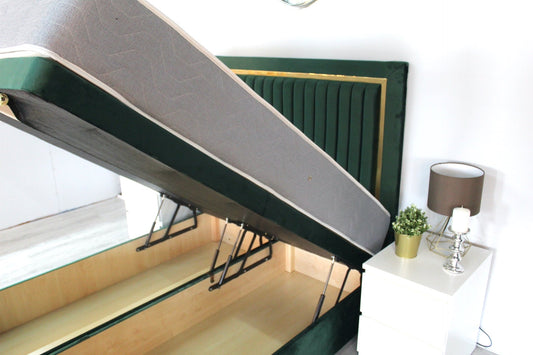 Golden Line Ottoman Bed | Including Mattress
