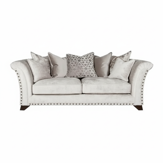 Harrison Scatter Back Sofa | With Footstool