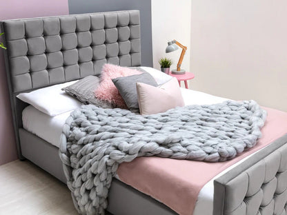 Cubic Design Ottoman Bed | Including Mattress
