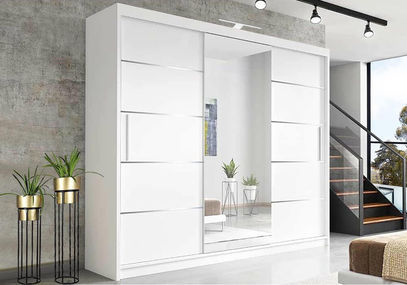 Lyon Sliding Door Wardrobe | Including Mirrors