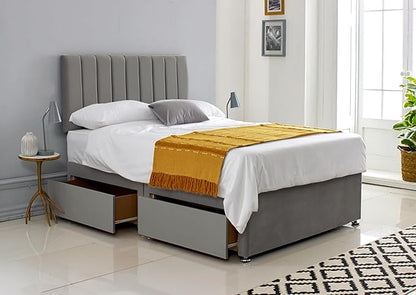 Divan Small Double Bed 4ft | Including Mattress & Headboard