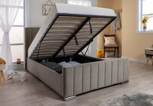 Wing Back Ottoman Bed | Including Mattress