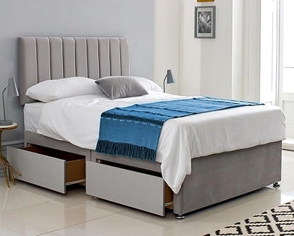 Divan Small Double Bed 4ft | Including Mattress & Headboard