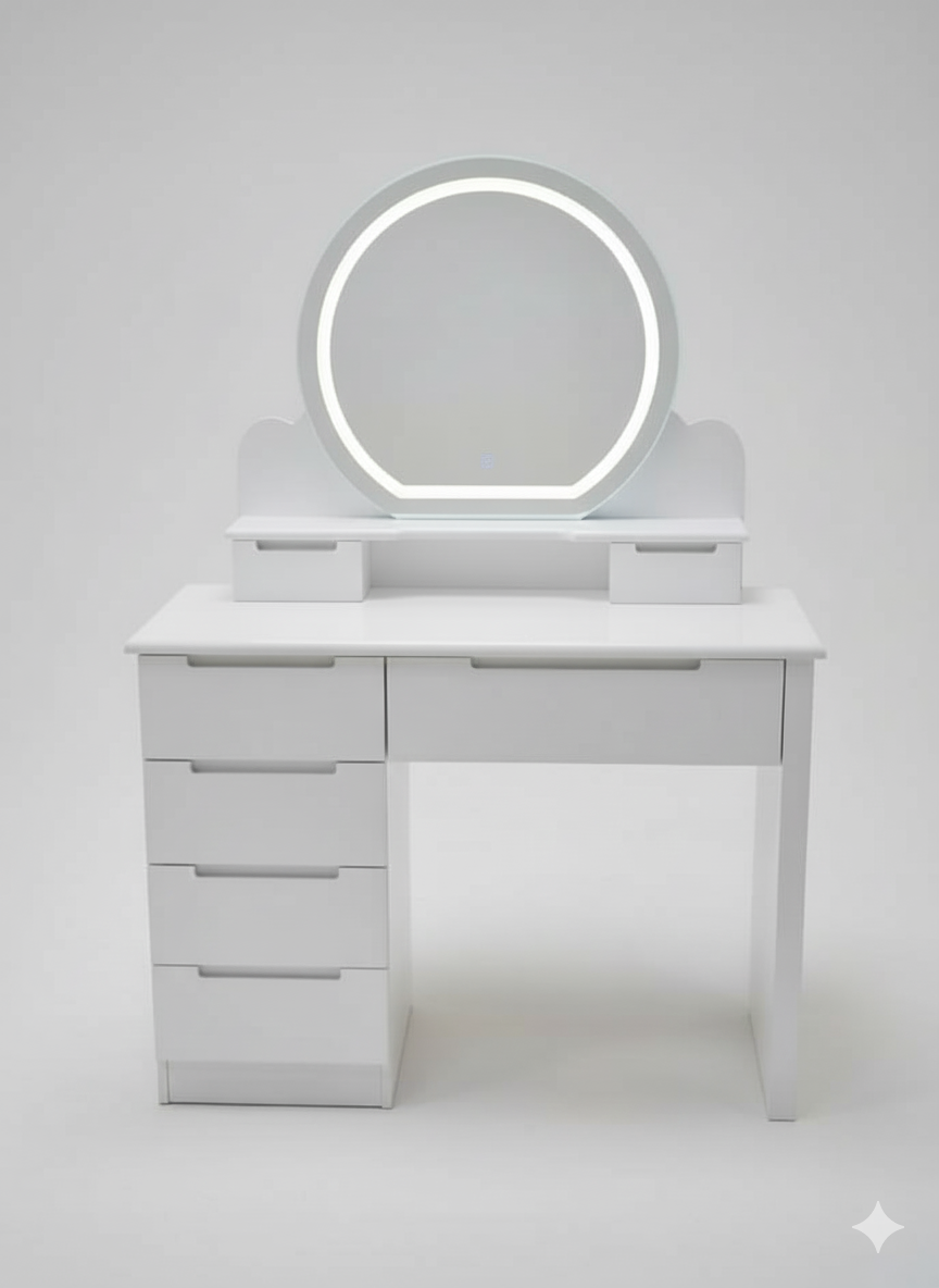 Dressing / Vanity Desk With Lights & Mirror