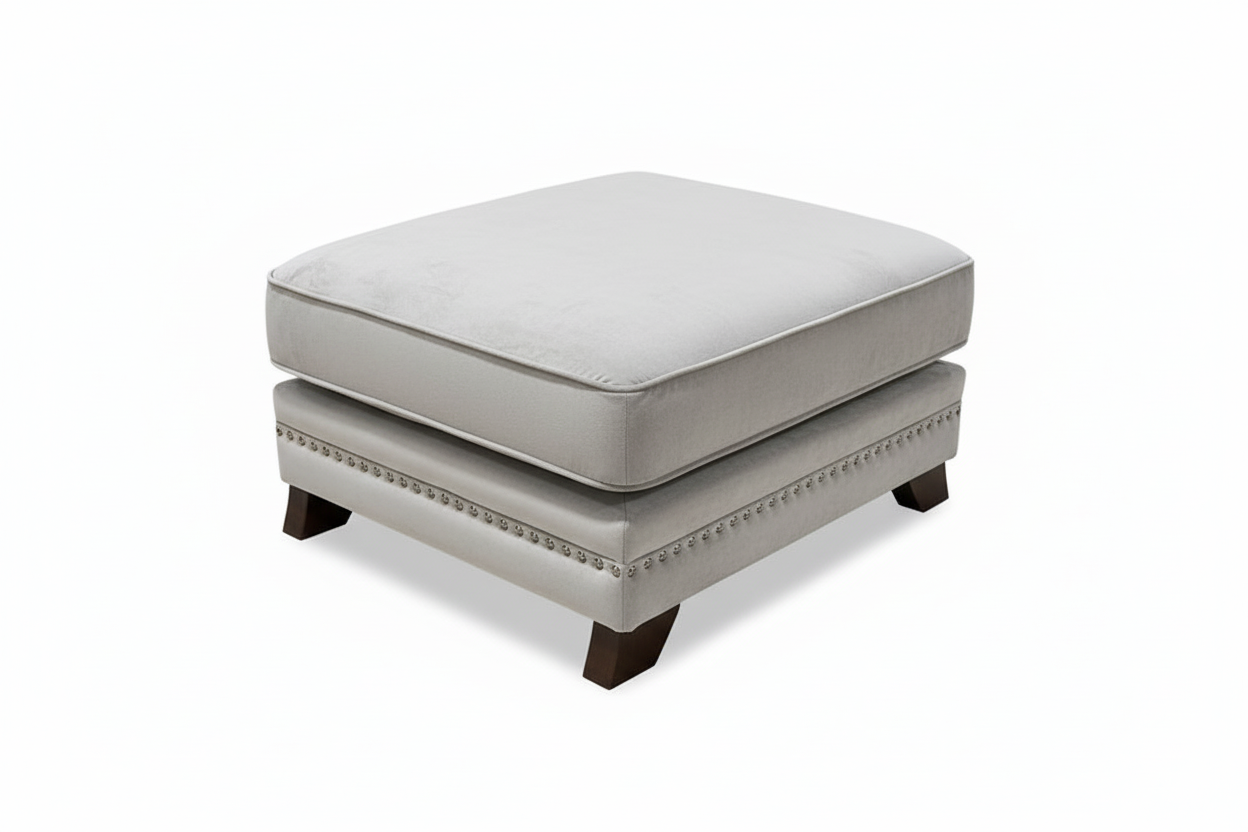Harrison Scatter Back Sofa | With Footstool
