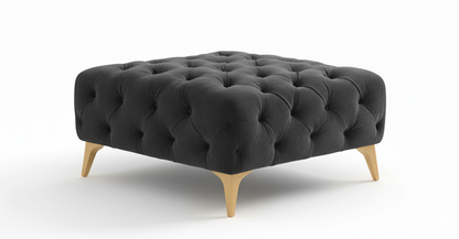 Italian Chesterfield Sofa | Including Footstool