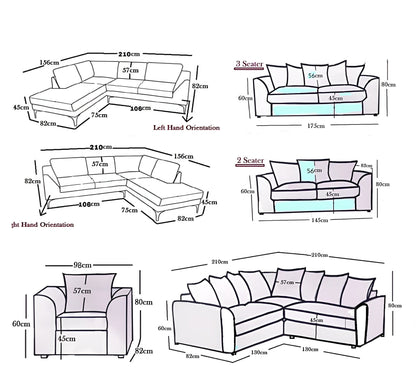 Dylan Sofa | Including Footstool