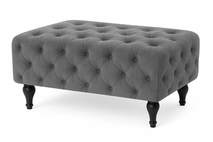 Classic Chesterfield Sofa | Including Footstool