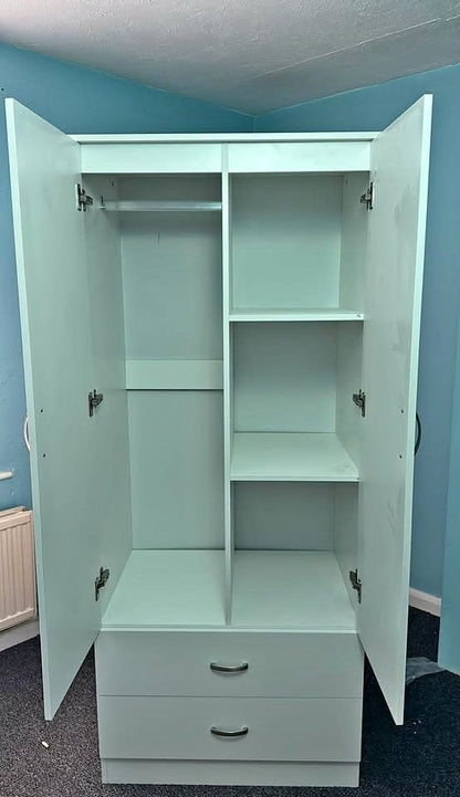 2 Door Wardrobe | Including Drawers & Mirrors