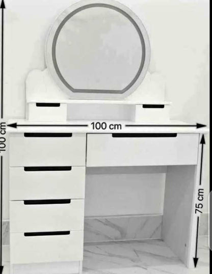 Dressing / Vanity Desk With Lights & Mirror