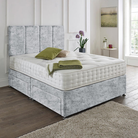 Divan Double Bed 4ft6" | Including Mattress & Headboard
